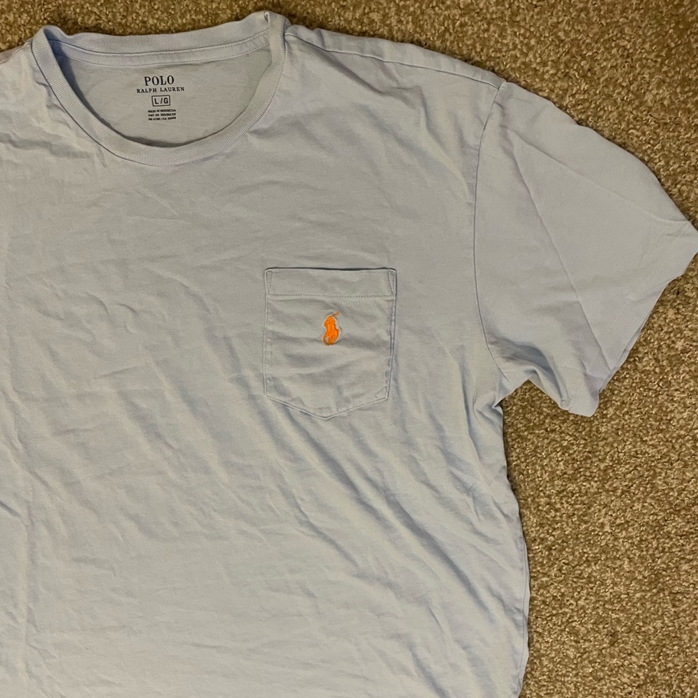 Light blue Polo tee